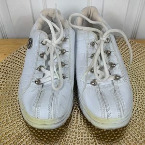 Jeair white mens athletic shoes size 6.5 Air. Only worn couple times